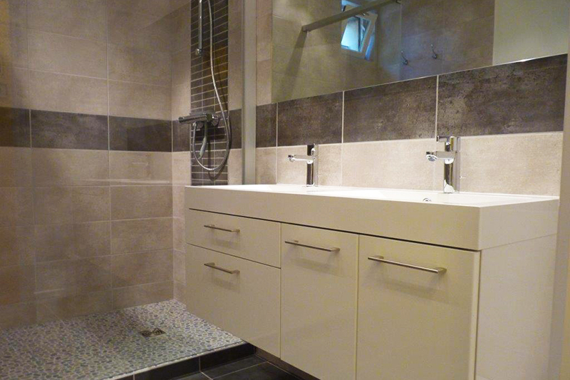 Douche à l'italienne